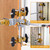 DUEBEL Door Lock Hole Opener Kit for Installing Doors Lock Mortiser Kit for Wooden Door Lock Jig Mortising Machine Door Lock Installation Kit Jig Mortise Machine Door Hinge Jig Mortise Jig Kit