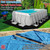 MUDEREK 12x24Ft Rectangular Pool Liner Pad for Above Ground Swimming Pools