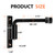 Steel 7inch Heavy Duty Bolt on 3/4" J Bolt Gate Hinge, 4 Pack