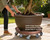 SIAMO 20" Heavy Duty Plant Caddy (570lbs Capacity)-Lockable Non-Scratch Swivel Casters Rolling Plant Stand Saucer for Large Ceramic Planters & Heavy Trees Indoor & Outdoor,Copper,1-Pack