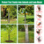 UQM 48 Inch Tree Trunk Protector, 12 Pcs Metal Tree Guards Trunk Protector