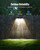 RGB Sync Solar Fence Lights Outdoor 12 Pack, Fence Lights Solar Powered