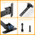 Heavy Duty Gate Hinges, 900 Lbs Capacity and Sealed Built-in Ball Bearings