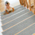 SMILOOL Stair Treads Non Slip for Wooden Steps Indoor 9" x 36" 15 Pack Extra Wide Stair Tread Carpet Stairs Runner, Step Pads with Reusable Adhesive for Dogs Kids Elders, Machine Washable, Light Grey