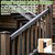 8 Pair 30° Deck Railing Bracket Stair Connector Stainless Steel 2"x4"(Actual 1.5"X3.5") Suitable for Staircase Handrail, Wooden Column Fence