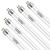 VIVOSUN T5 Grow Light Bulbs 2 Ft 22 Inches, 24W 6500K HO Fluorescent Tubes Light Bulbs, Cool White T5 Bulb for 22 Inches T5 Light Fixtures, T5 Grow Lights for Indoor Plants, 2 Ft 24W Pack of 5