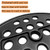 Tlhshuyu 11.75" Cast Iron Round Fire Grate, High Heat Charcoal Plate Fire Bottom Grate Replacement Parts for Fire Pit, Kamado Joe Big Joe I II III 24" Charcoal Grill