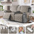 TAOCOCO Waterproof Loveseat Recliner Cover with Center Console, 2 Seater