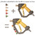 GDHXW High Power Washer Gun,Adjustable Pressure Washer Gun with Extension Wand,Quick Connection,with 5 Nozzle Tips, 2 Adapter,10 O-Rings 5000 PSI,Compatible with Most Pressure Washer