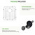 Undermount Bar Sink,13" Black Undermount Small Bar Sink,13x15 Inch 16-Gauge Small Black Undermount Kitchen Bar Sink for Small Kitchen Space Outdoor Kitchen Prep Kitchen Sink