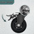 Lygoeege 4'' Plate Caster Wheel Swivel with Brake Solid Rubber Iron Rim