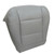 NLQR Front Driver Side Bottom Replacement Microfiber Leather Seat Cover Stone Gray Compatible with Toyota Land Cruiser 1998 1999 2000 2001 2002 2003 2004 2005 2006 2007