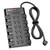 SUPERDANNY Power Strip Surge Protector, 22 AC 6 USB, 2100J, 6.5Ft,1875W/15A