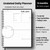 Undated Daily & Monthly Planner 2026-2027 | Hourly Schedule | Large 8.5" x 11" | Daily Work Planner with Full Page Per Day, To Do List, Time Blocking, Black Hardcover Spiral Notebook