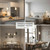 AKEZON Pendant Lights Kitchen Island 2 Pack, Brushed Nickel, Adjust Height