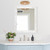 Tanmicoshomy 30 x 36 Inch White Bathroom Rectangle Mirror for Wall