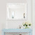 Tanmicoshomy 30 x 36 Inch White Bathroom Rectangle Mirror for Wall