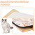 Dmnnlp Wall Mounted Cat House Bed, Pine Wood Cat Box Bed Condo with Double-Sided Cushion, Wall Cat Furniture, Easy Install Space-Saving Furniture for Indoor Cats