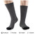 Mens 100% Cotton Moisture Wicking Cushioned Crew Socks, Athletic Performance Work socks
