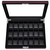 ANWBROAD 21 Slot Watch Cases for Men, Watch Box Organizer with Large Glass