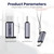 Seminer USB C to Mini USB Adapter (2 Pack), Type C Female to Mini USB Male Convert Connector, USB Mini to USB C Adapter Compatible with Digital Cameras, Computer, GPS