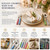 Exzact Flatware Set 20pcs Stainless Steel - Gingham Coloured Handles