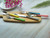 Exzact Flatware Set 20pcs Stainless Steel - Gingham Coloured Handles