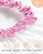 mikimini White Large Shower Caps for Women Long Hair Pack of 2, Reusable Waterproof Double Layers Bathing Hair Cap Soft Comfortable PEVA Lining, Cute, Non-fading & Stretchy Shower Hat X-Large