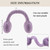 PESAAT Warm Ear muffs for Women Winter Unisex Fluffy Earmuffs Lady Ear Warmer Faux Fur Ear Covers (Purple) PESAAT Warm Ear muffs for Women Winter Unisex Fluffy Earmuffs Lady Ear Warmer Faux Fur Ear Covers (Purple)