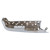 labwork Right Side Rear Bumper Chrome End Cap Replacement for F150 2021-2023 with Dual Radar Hole