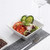 Off-White Porcelain 24-piece Dinnerware Set for 6, Square Plates and Bowls