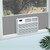 Air Jade Window Air Conditioner Side Panels, Extra Wide 4Ft Surround Insulation Side Foam Panels for Indoor Window AC Unit, AC Window Seal Kit for Summer and Winter, Gray