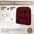 Basic Beyond Chair Cushions for Dining Chairs, Non-Slip Chair Pads, Thick Seat Cushions for Dining Room Chairs, Kitchen Chair Cushions Set of 4, 17" x 17" x 4", Burgundy