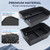 KATORN Double Layer Center Console Organizer for Toyota Land Cruiser Prado LC250 2027 2026 2025 2024 (Not Fit Cool Box), Armrest Storage Box Tray Interior Accessories for 2024-2027 Land Cruiser, Black
