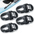 HLOGREE 4Pcs Kayak Seat Clips Replacement,Kayak Seat Clip Parts Fit for Lifetime Emotional,Kayak Seat Belt Clips,Kayak Seat Repair Clip,Kayak Straps Seat Clip with Straps,Kayak Accessories