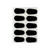 GMS Optical Soft Foam Self-Adhesive Nose Pads for Glasses, Sunglasses, Eye-wear, and More – 15mm (15 Pair, Black)