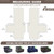 TAOCOCO 100% Waterproof Recliner Loveseat Cover Non Slip Couch Cover for 2 Seat Reclining Sofa, Split Reclining Loveseat Covers 2-Piece with Straps for Kids Pets(2 Seater, Taupe)