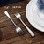 KEAWELL Premium Verona 8-Piece 7.4-Inch Salad Fork Set (8, Salad Forks)
