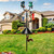 Squirrel Proof Bird Feeder Pole, Dual U-Shape 92" Adjustable Heavy Duty Stand, Multi-Purpose Outdoor Bird Feeding Station & Yard Decor, Includes Hooks, Trays, Baffle & Base