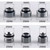 Brass Faucet Adapter, Male Thread Bathroom Tap Aerator Connector for Sink Faucet Water Purifier Adapter Aerator (M20 X G1/2")