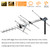 Five Star TV Antenna Indoor/Outdoor Yagi Satellite HD Antenna with up to 200 Mile Range - Attic or Roof Mount TV Antenna, Digital OTA Radio/FM Antenna for 4K 1080P with Mounting Pole