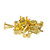 Cutlery Rivets 5/16" x 5/8" for Knife Making Handle Pins Brass Finish Adds a Touch of Sophistication to Any Knife Handle -12 sets