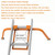 Ladder Stabilizer,Extension Ladder Stabilizer for Roof Gutter,Roof Ladder Standoff Arms,Extension Ladder Accessory,Gutter Cleaning Tools