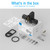 Double Sided Keypad Door Knob with Dual Cylinders and Key Alike, iuknob Keyless Entry Smart Door Lock for Entrance, Fence, Gate, Swimming Pool,Waterproof and Weatherproof for Outdoor & Interior Door.