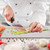 JAMBALAY 20"x16" Tempered Glass Cutting Board for Kitchen, Large Glass Cutting Board with Non-Slip Feet, Glass Chopping Board, Heat Resistant, Scratch Resistant, Dishwasher Safe