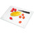 JAMBALAY 20"x16" Tempered Glass Cutting Board for Kitchen, Large Glass Cutting Board with Non-Slip Feet, Glass Chopping Board, Heat Resistant, Scratch Resistant, Dishwasher Safe
