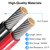 Linkstyle 2PCS SAE to O Ring Terminal Harness, 2FT 10AWG SAE Battery Connector, 2Pin Quick Disconnect SAE Battery Extension Cord Cable with 15A/20A/30A Fuses for Solar Panel Motorcycle, Car, RV