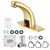 Brush Gold Motion Sensor Touchless Bathroom Automatic Faucet