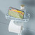 Toilet Paper Holder Free Standing, Adjustable Height, Tissue Paper Roll Dispenser with Shelf for Bathroom Storage Holds Reserve Mega Rolls White
