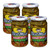 Best Maid Products - 24 Ounce Glass Jars Baby - Dill, Kosher, Hamburger Slices, Garlic Bites, Habanero Chips, & Xtreme Hot Pickles (4 Pack, Baby Dill)